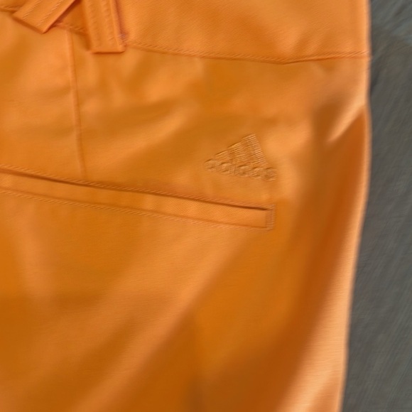 Adidas Orange Climalite shorts. Size 4.  NWOT - Picture 7 of 10